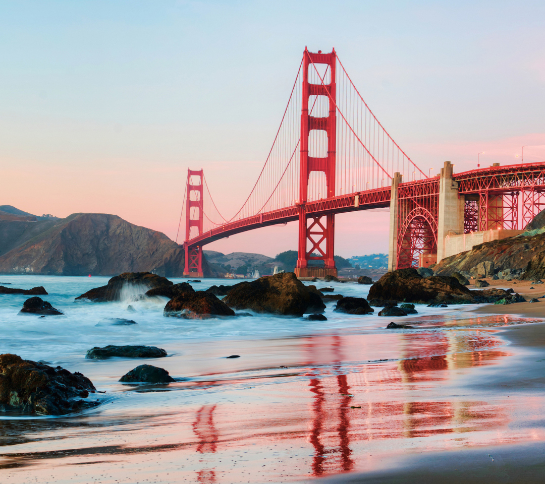 Das Golden Gate Bridge In San Francisco Wallpaper 1080x960