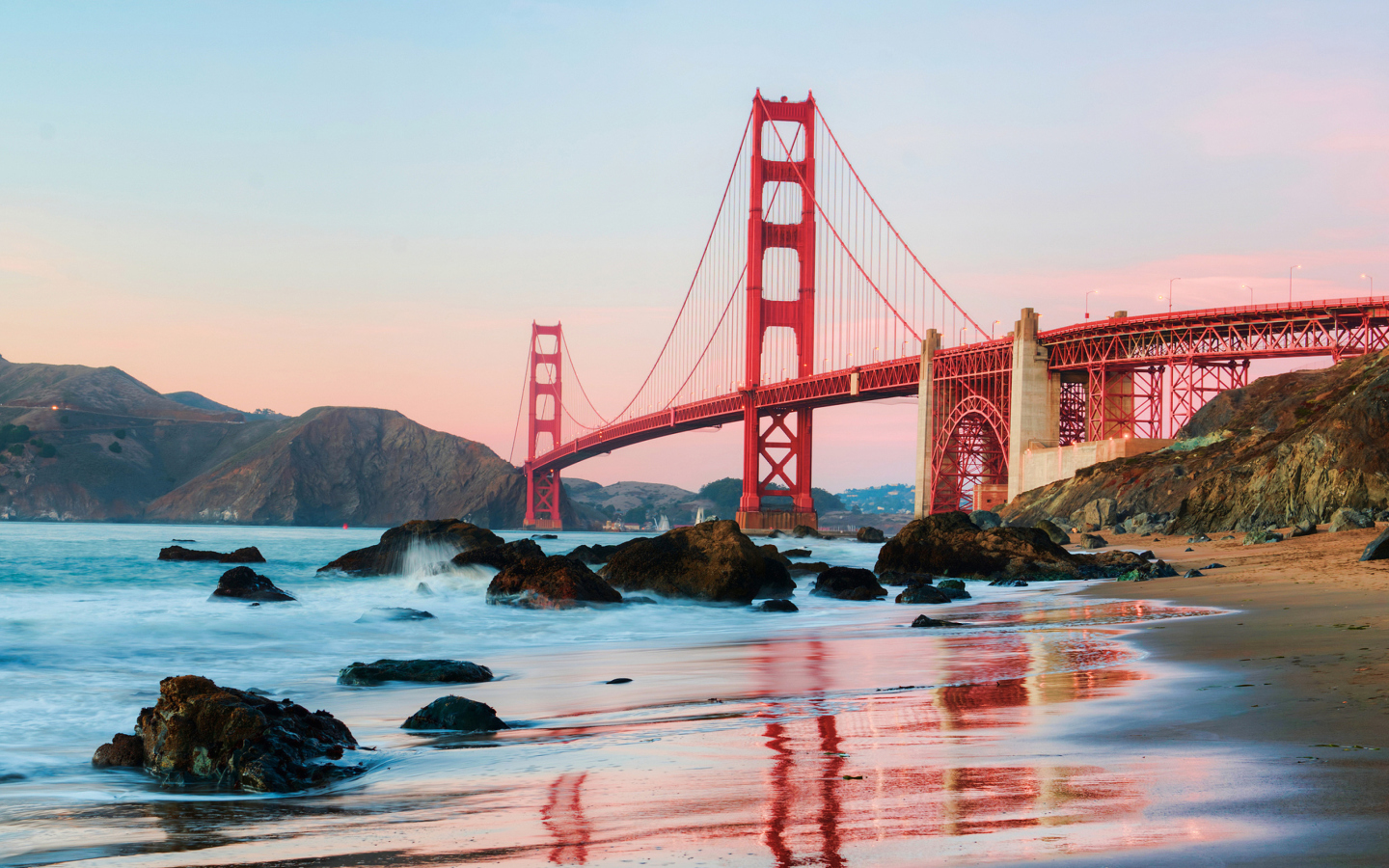 Обои Golden Gate Bridge In San Francisco 1440x900