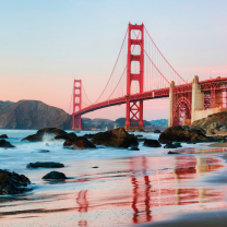 Fondo de pantalla Golden Gate Bridge In San Francisco 208x208