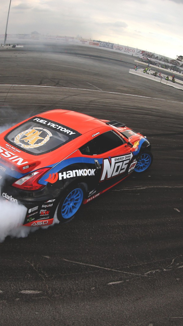 Sfondi Nissan Gto Drift On Race Track 750x1334