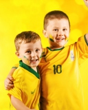 Обои Brasil FIFA Football Fans 128x160