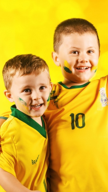 Brasil FIFA Football Fans wallpaper 360x640