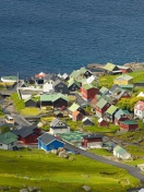 Sfondi Funningsfjordur Faroe Islands 132x176