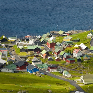 Funningsfjordur Faroe Islands sfondi gratuiti per iPad mini