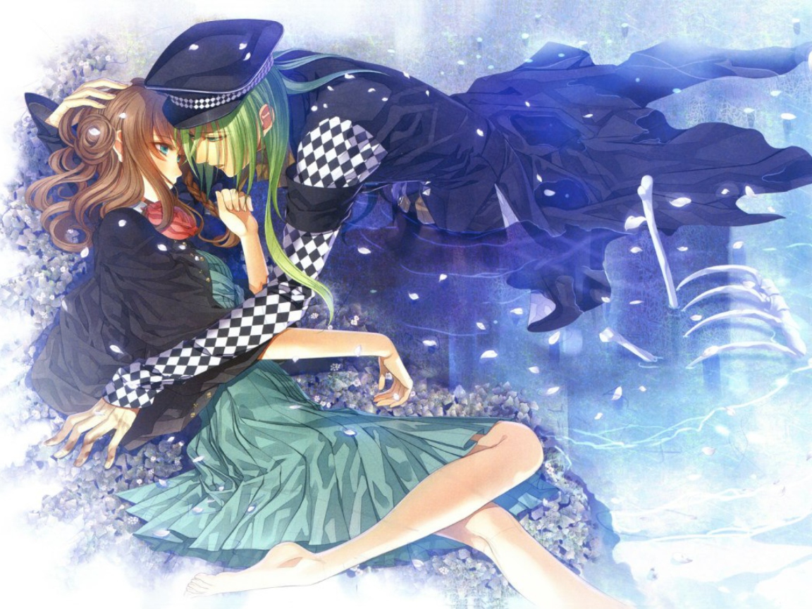 Das Anime Love Wallpaper 1152x864