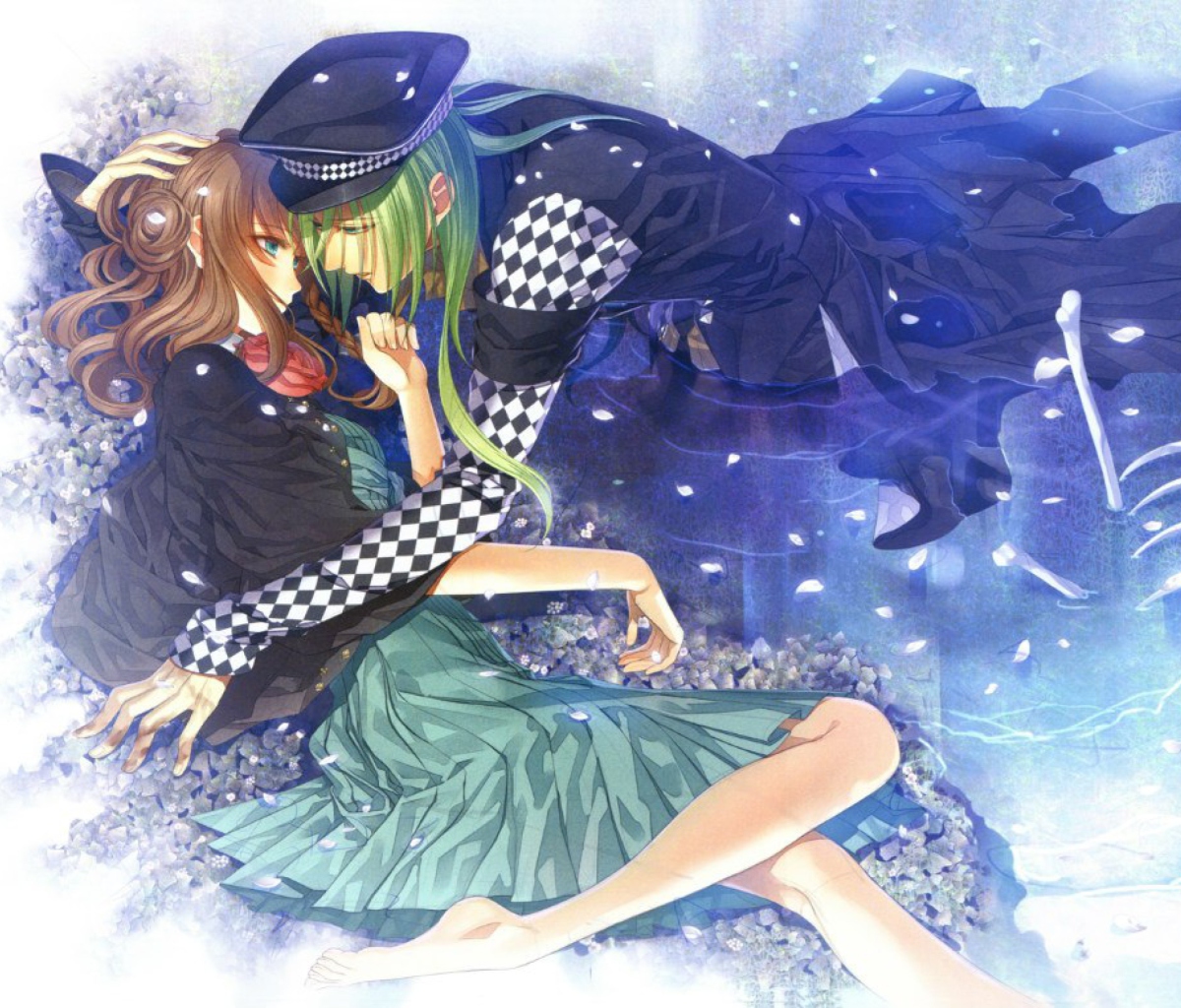 Das Anime Love Wallpaper 1200x1024