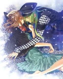 Das Anime Love Wallpaper 128x160