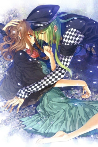 Das Anime Love Wallpaper 320x480