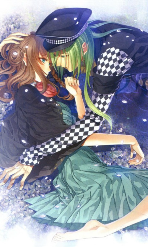Das Anime Love Wallpaper 480x800