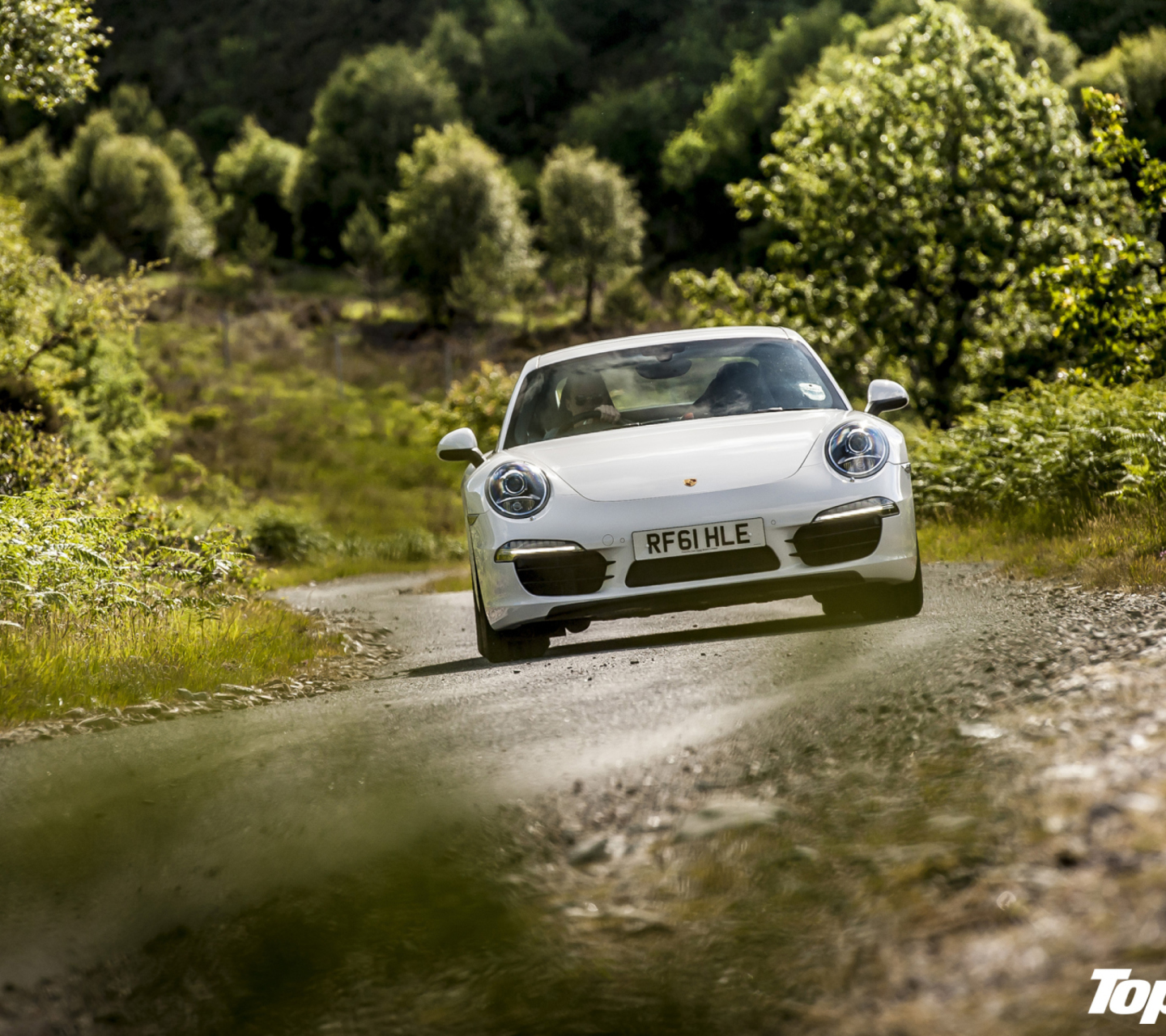 White Porsche 911 screenshot #1 1440x1280