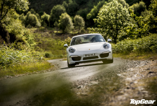 Free White Porsche 911 Picture for Android, iPhone and iPad