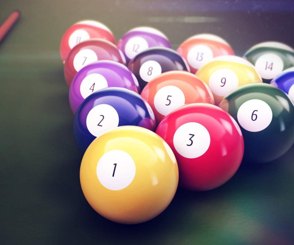 Billiards wallpaper 960x800