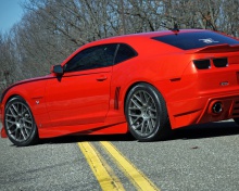 Das Chevrolet Camaro Chevy Red Wallpaper 220x176