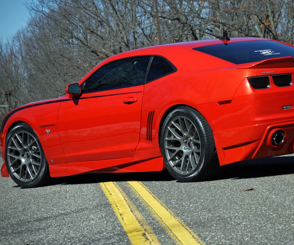 Chevrolet Camaro Chevy Red wallpaper 960x800