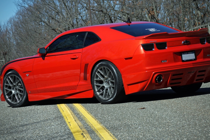 Screenshot №1 pro téma Chevrolet Camaro Chevy Red