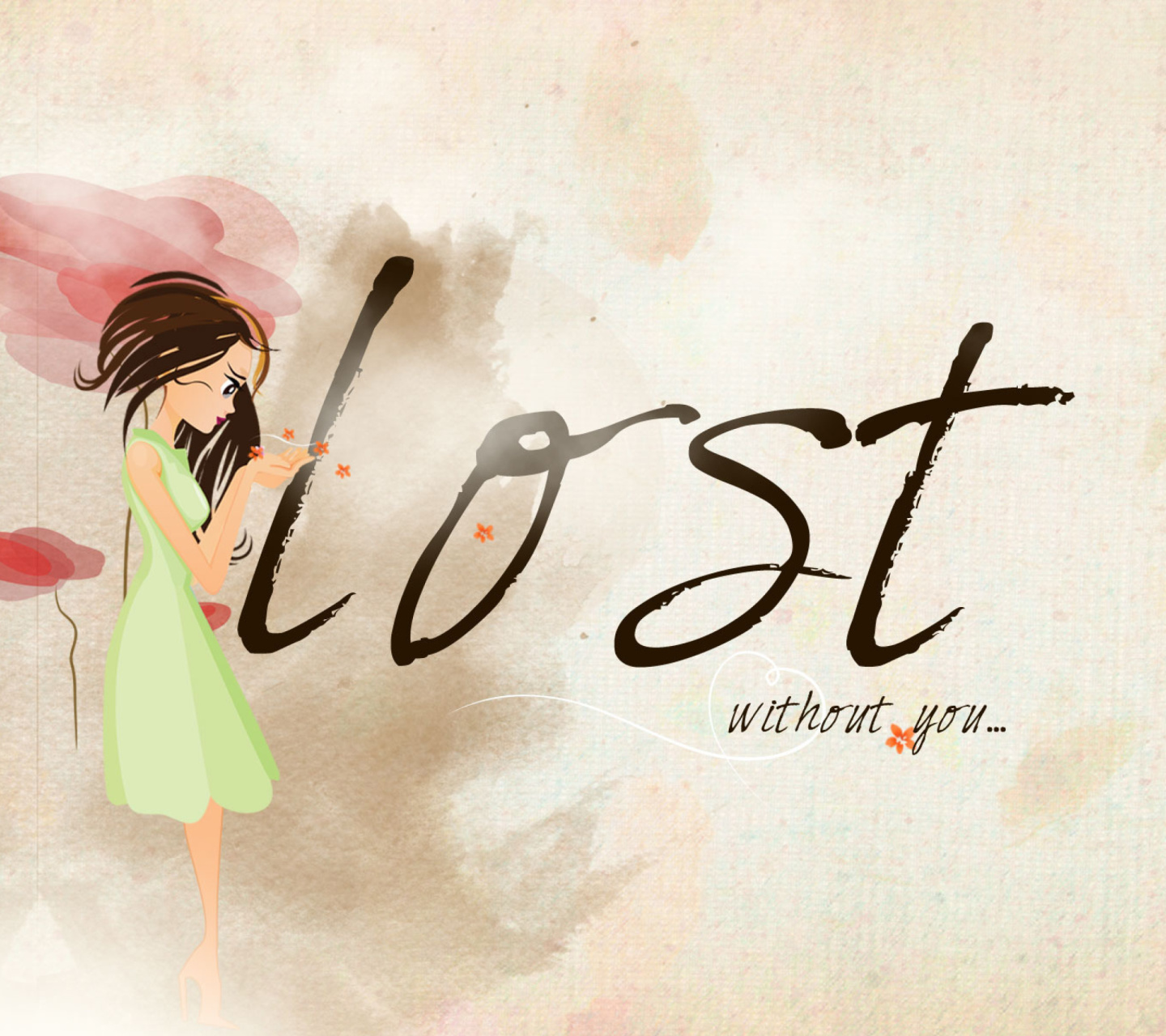 Das Lost Without You Wallpaper 1440x1280