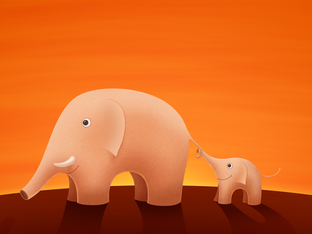 Sfondi Elephants 640x480
