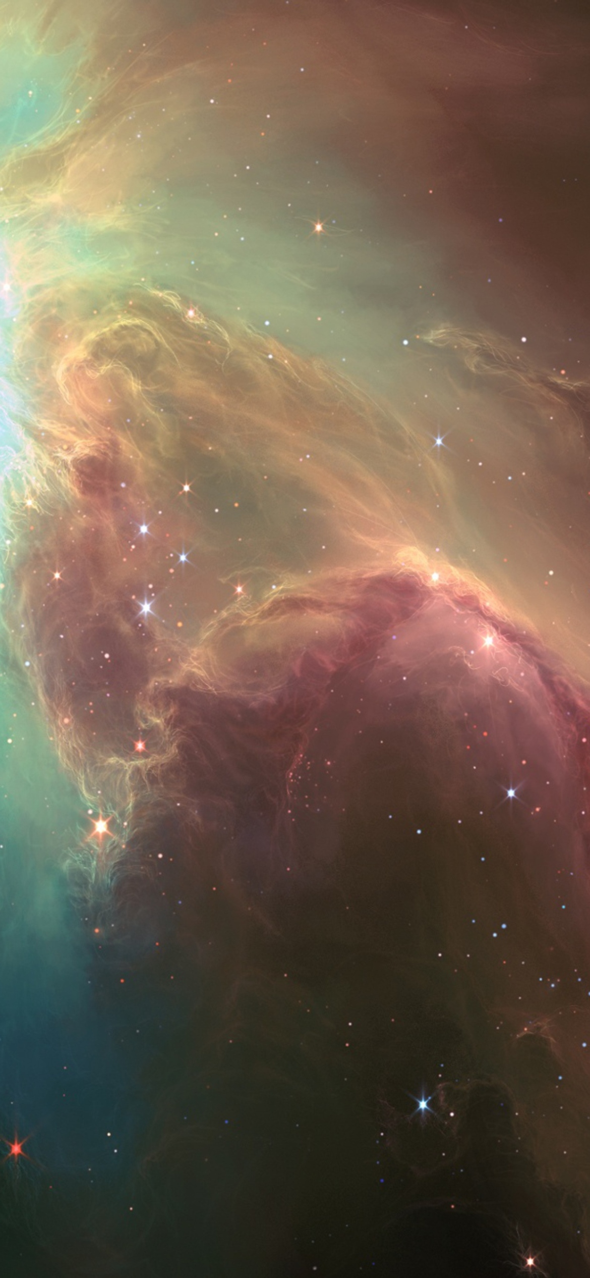 Das Nebula Sky Wallpaper 1170x2532