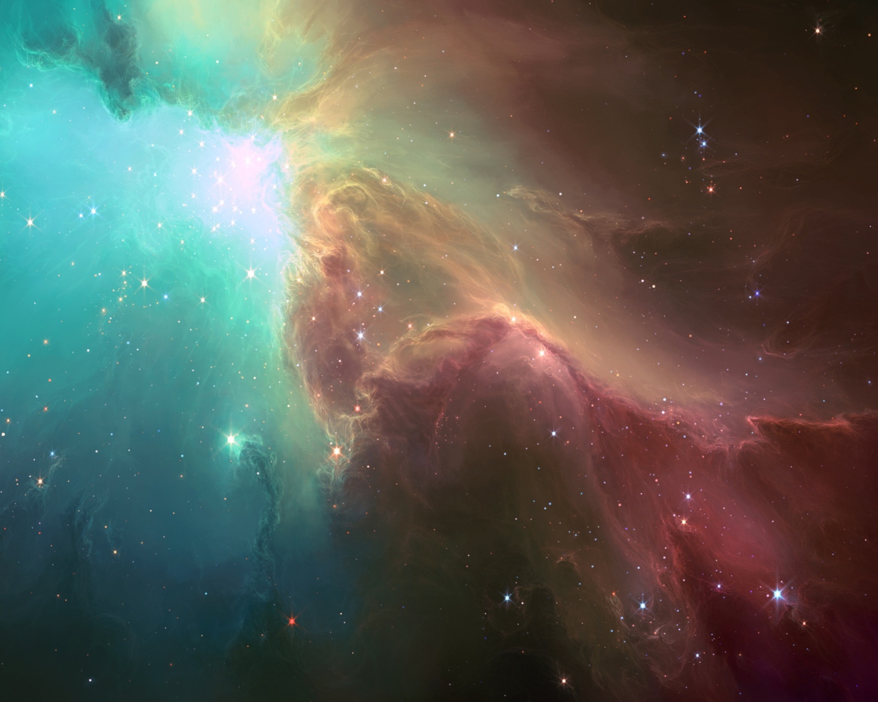 Das Nebula Sky Wallpaper 1280x1024