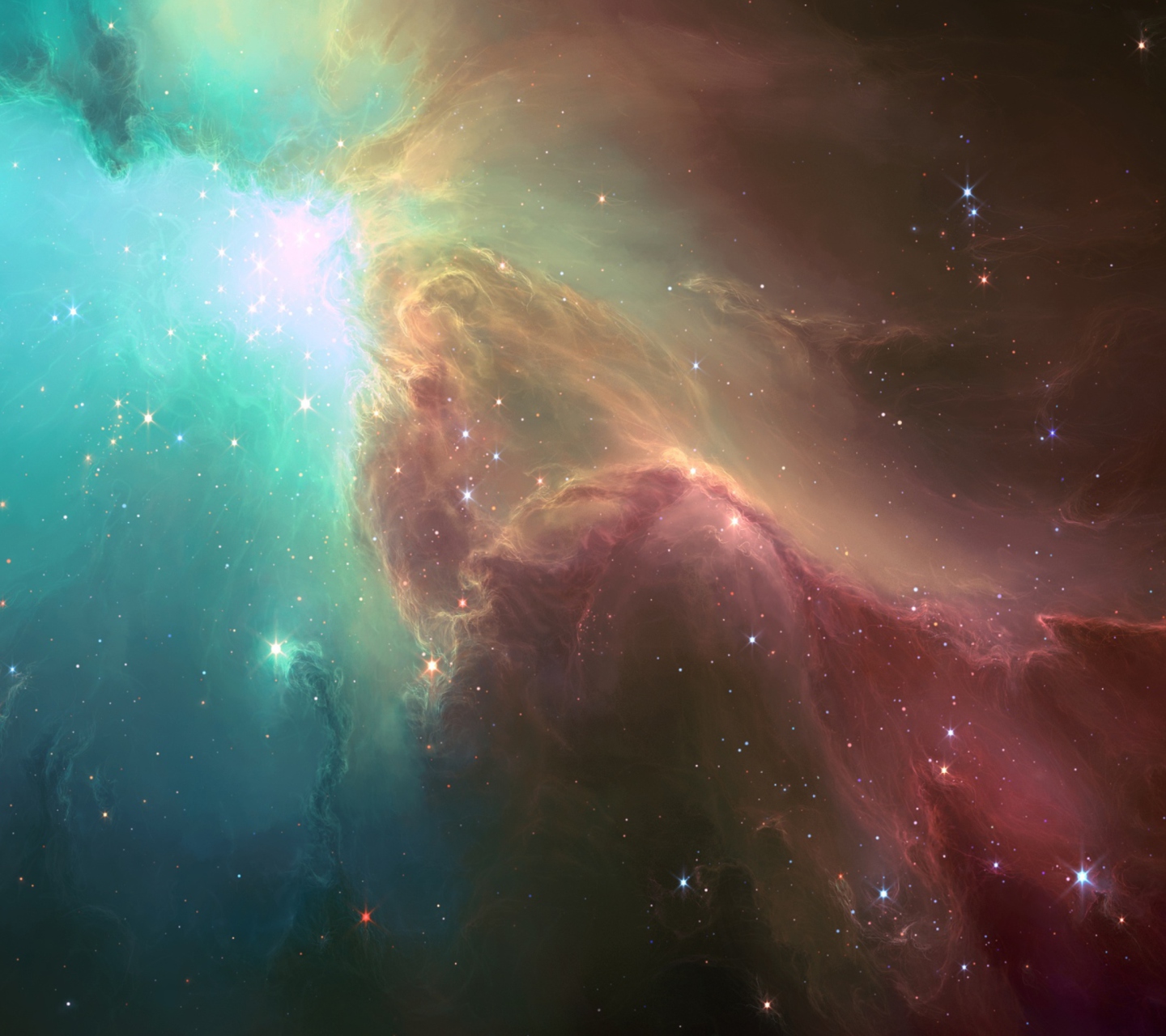 Screenshot №1 pro téma Nebula Sky 1440x1280