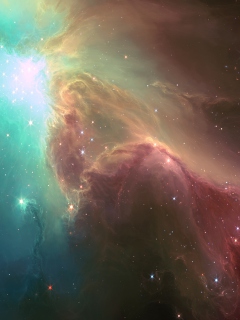 Das Nebula Sky Wallpaper 240x320