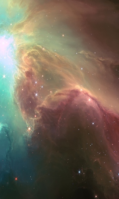 Fondo de pantalla Nebula Sky 240x400