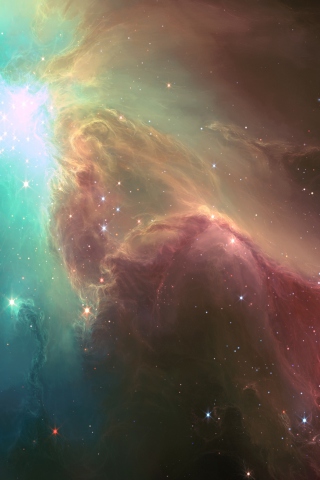 Das Nebula Sky Wallpaper 320x480
