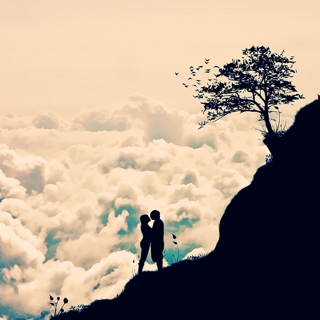 Romance In Clouds wallpaper 1024x1024