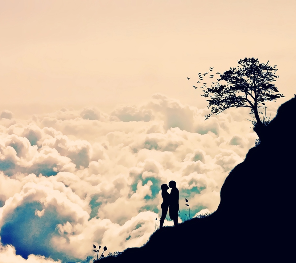 Romance In Clouds wallpaper 960x854