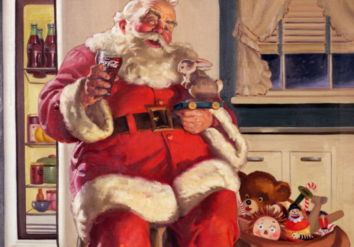 Das Coca Cola Santa Claus Wallpaper
