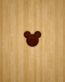 Das Mickey Mouse Logo Wallpaper 128x160