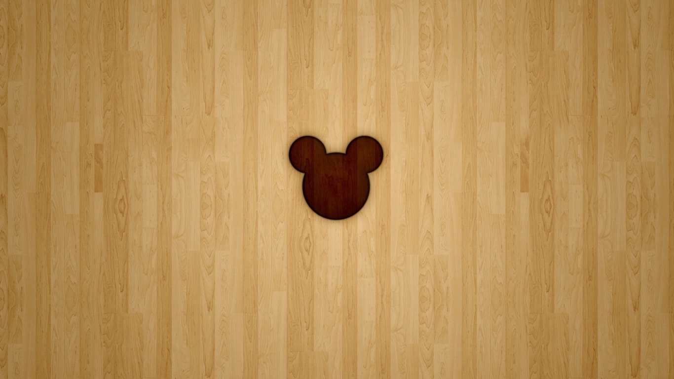 Fondo de pantalla Mickey Mouse Logo 1366x768