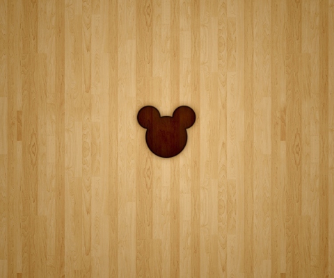 Das Mickey Mouse Logo Wallpaper 480x400