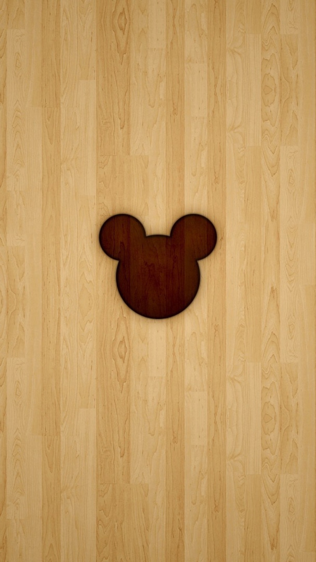 Das Mickey Mouse Logo Wallpaper 640x1136
