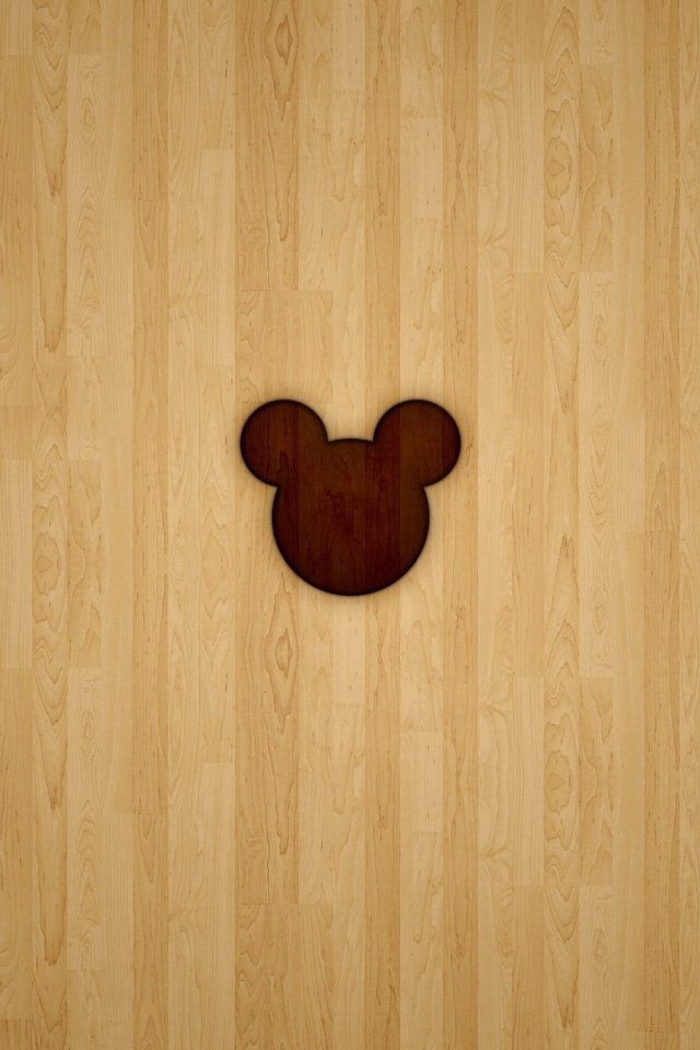 Fondo de pantalla Mickey Mouse Logo 640x960