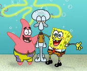 Fondo de pantalla Spongebob Patrick And Squidward 176x144