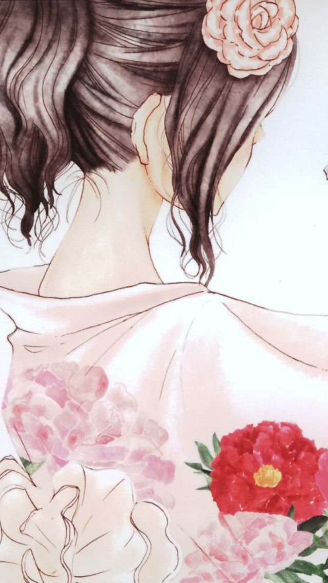 Art Girl wallpaper 640x1136