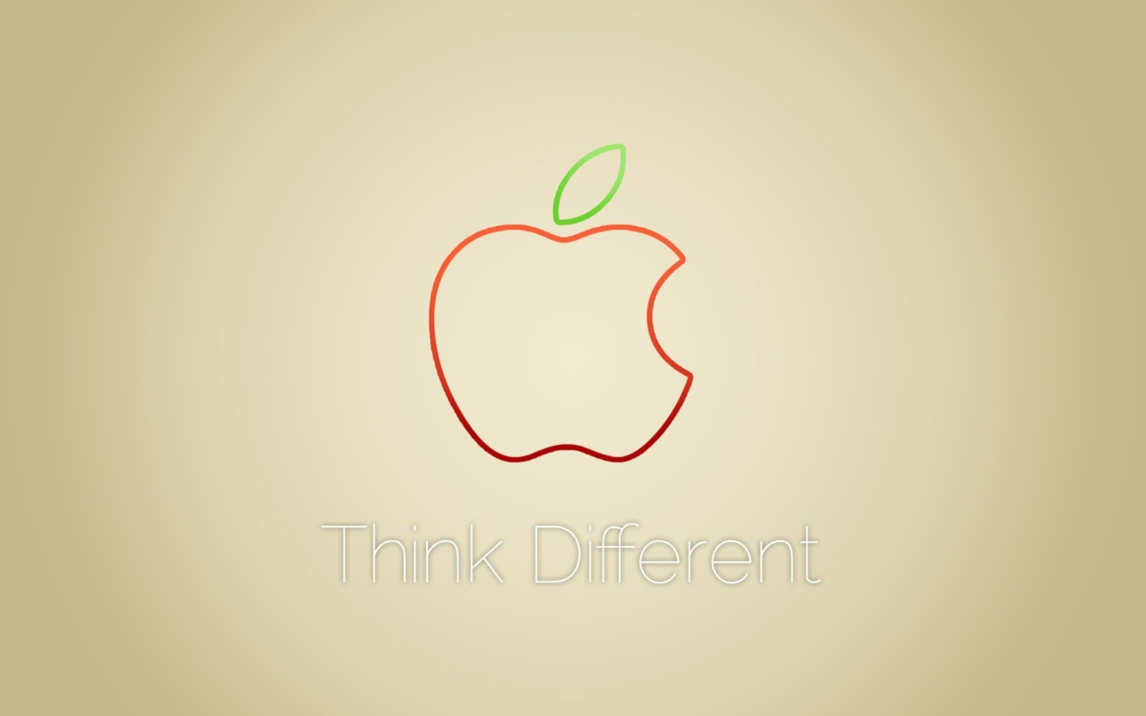 Think Different wallpaper 1280x800