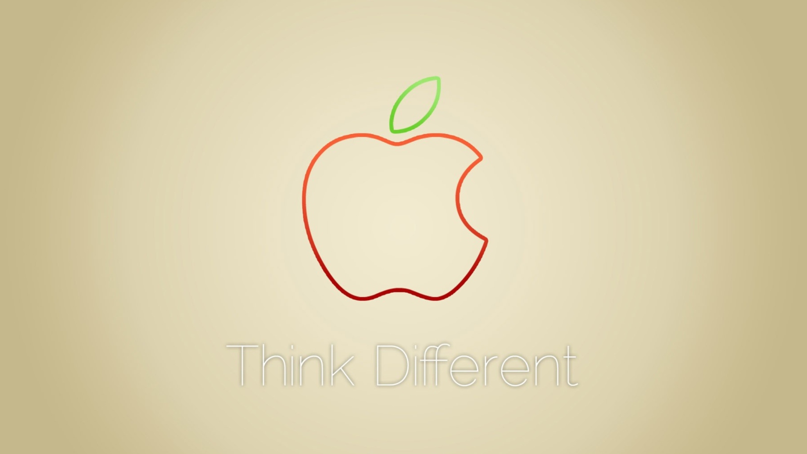 Fondo de pantalla Think Different 1600x900