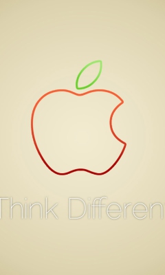 Think Different wallpaper 240x400
