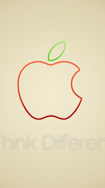 Fondo de pantalla Think Different 360x640