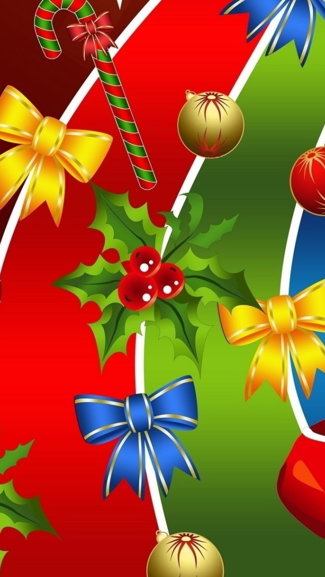 Das Christmas Card Wallpaper 640x1136