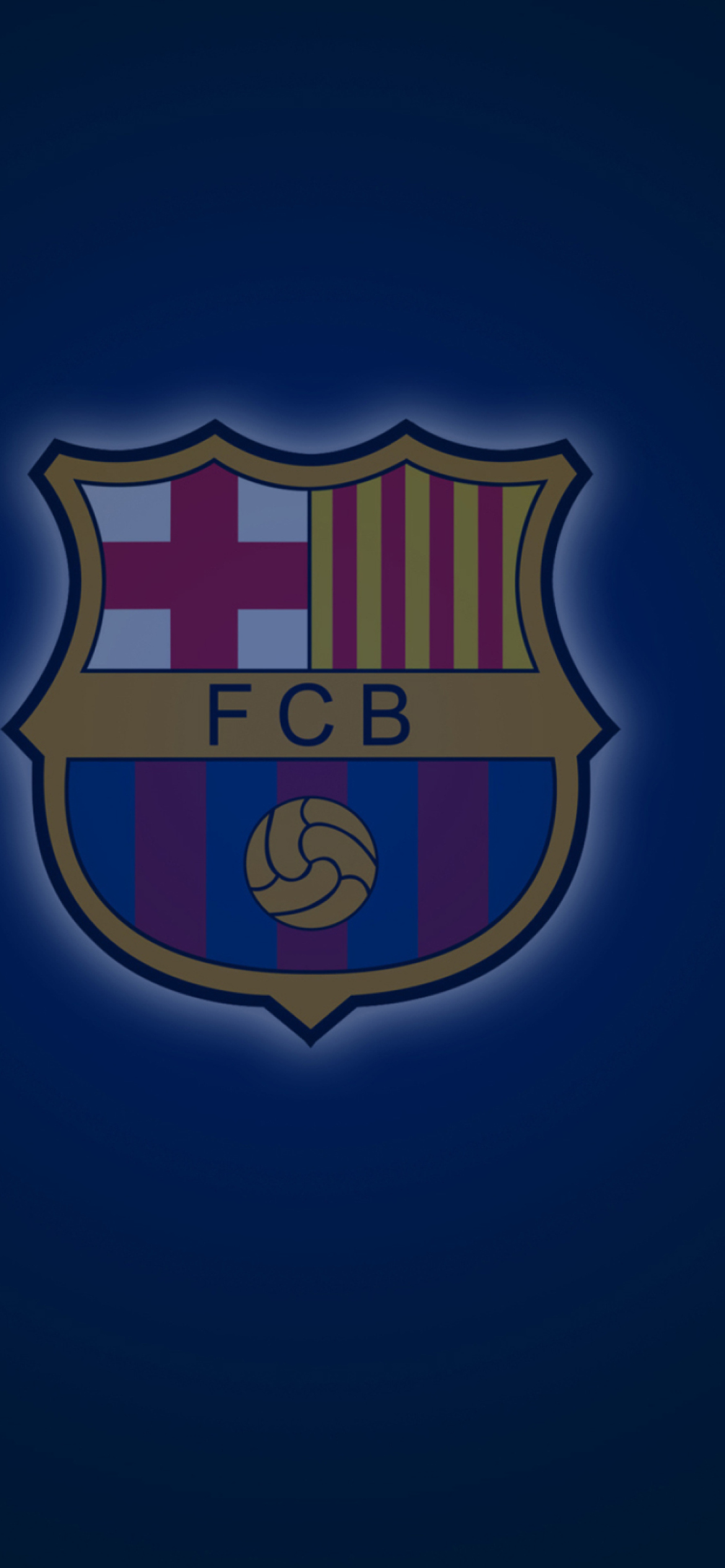 Fondo de pantalla Barcelona FC Logo 1170x2532