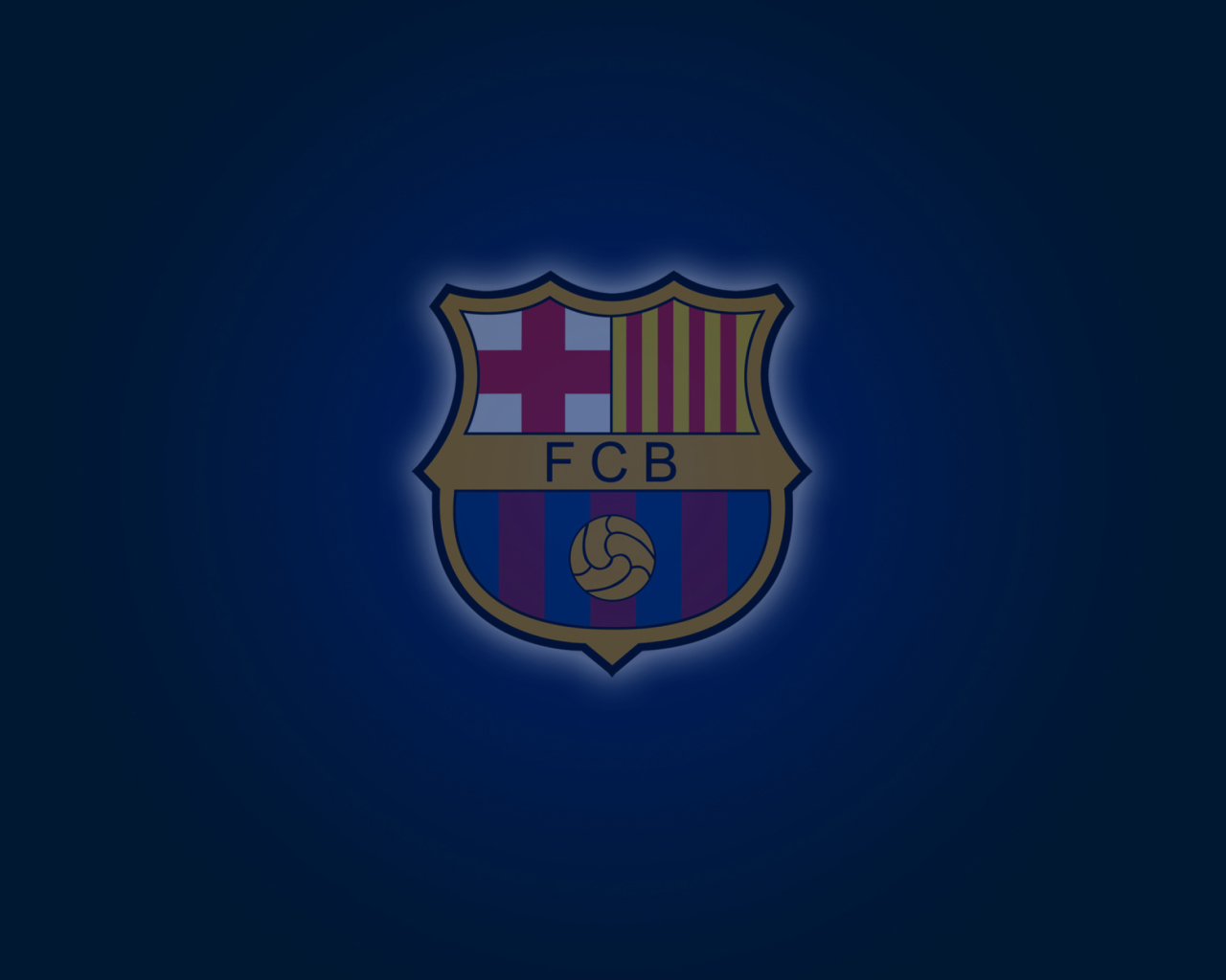 Обои Barcelona FC Logo 1280x1024