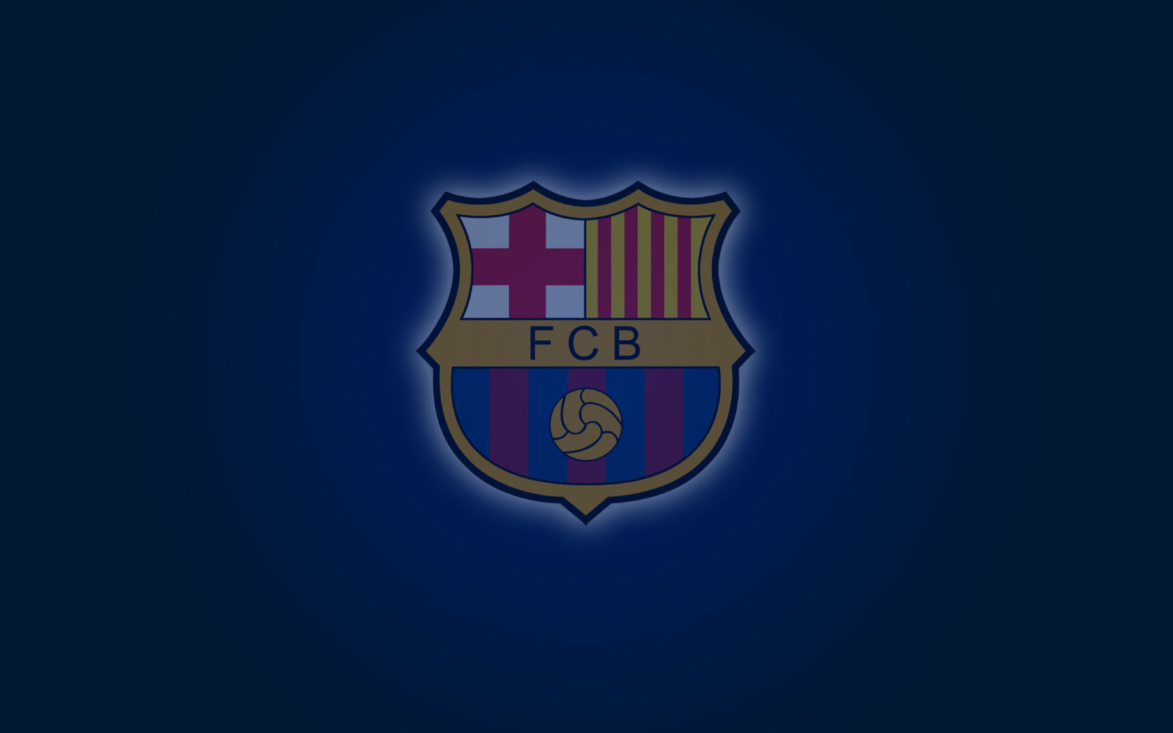 Fondo de pantalla Barcelona FC Logo 1680x1050