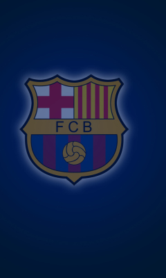 Fondo de pantalla Barcelona FC Logo 240x400