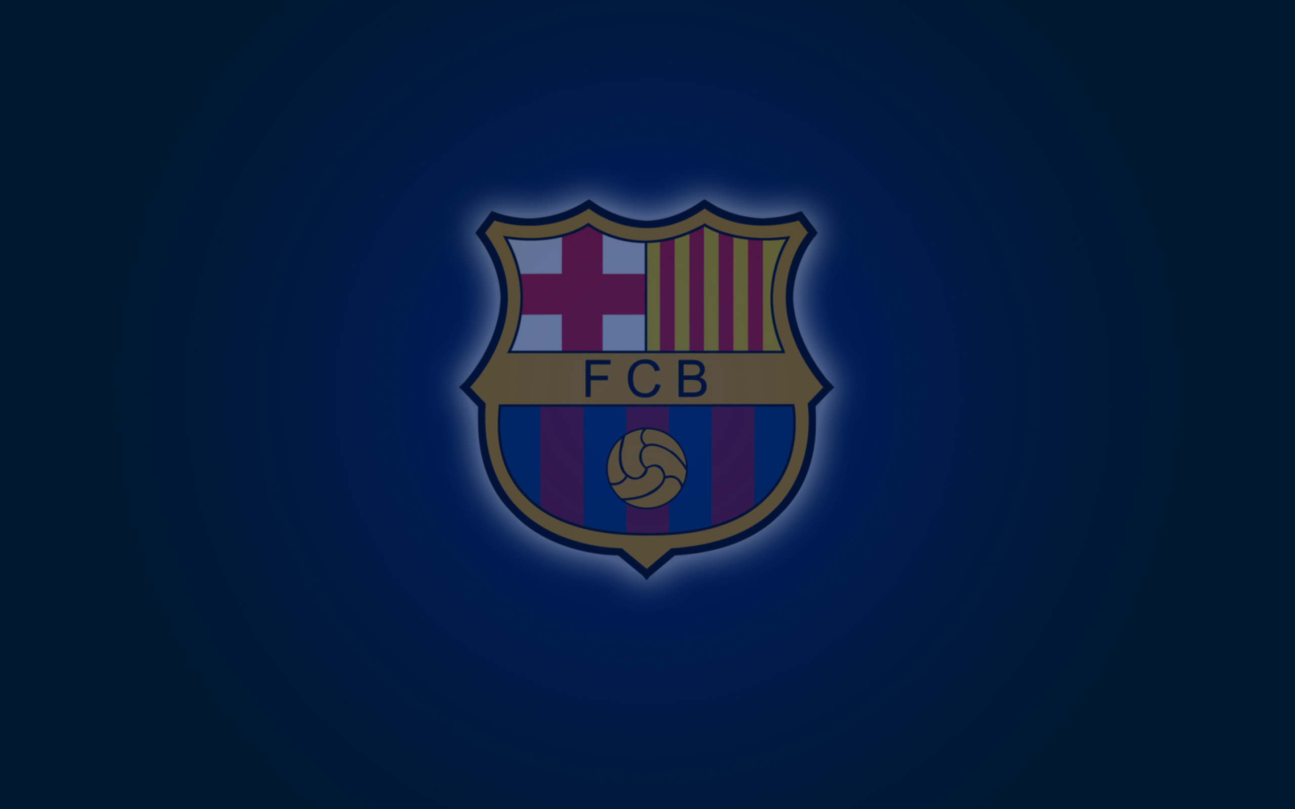 Fondo de pantalla Barcelona FC Logo 2560x1600