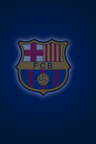 Sfondi Barcelona FC Logo 320x480