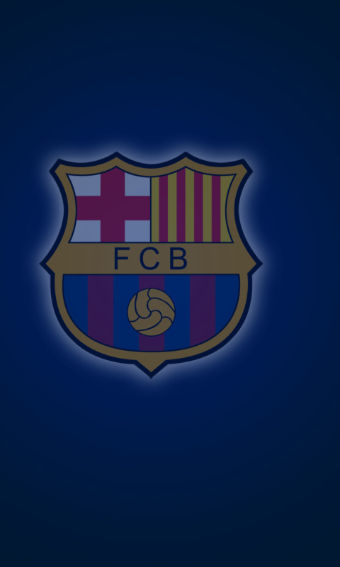 Das Barcelona FC Logo Wallpaper 480x800
