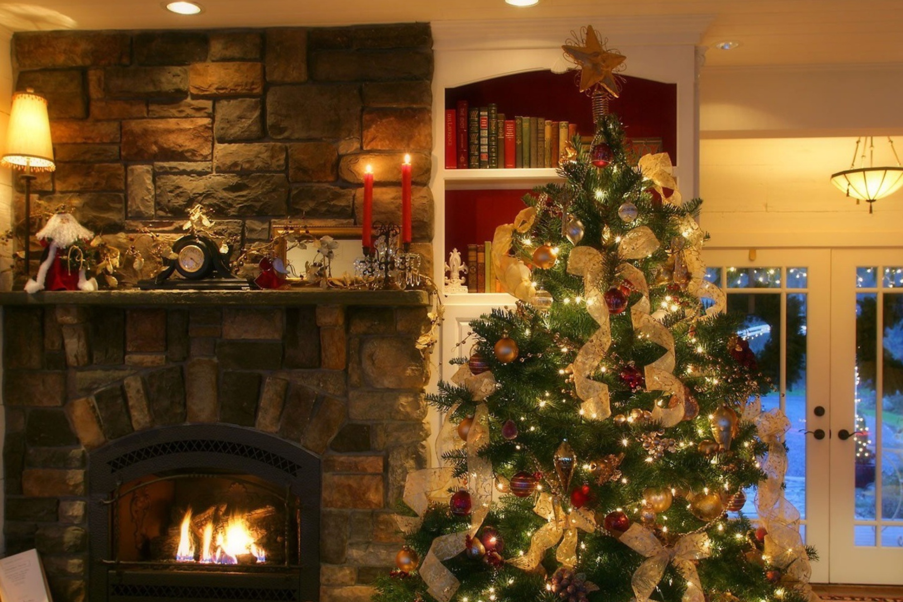 Das Christmas Tree At Home Wallpaper 2880x1920